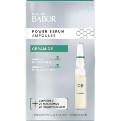 regeneruojanti ampule su keramidais veido odai, babor ceramide ampoule