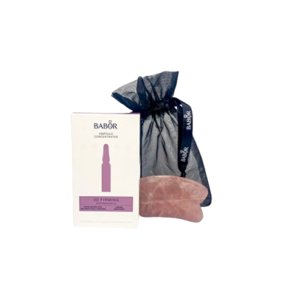 BABOR Rinkinys su 3D Firming ampulėmis ir Gua Sha
